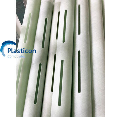 Pipe d'échappement marine en fibre de verre blanche DN25