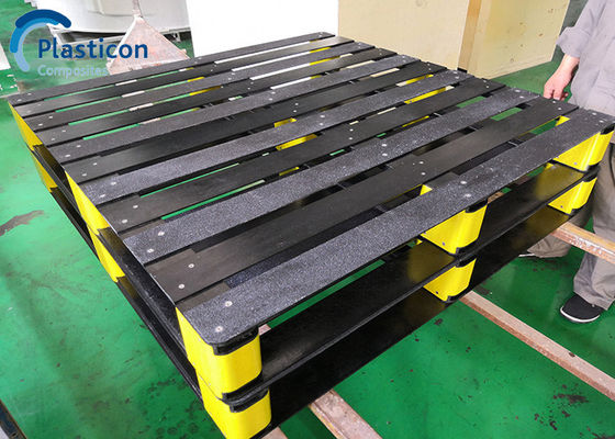 Palette d'emballage de grille en FRP de 19 mm d'épaisseur Plateforme en fibre de verre