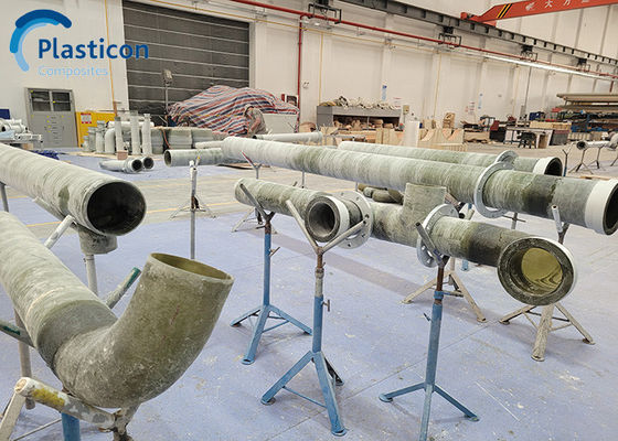 DN25-DN1000 Tubes en fibre de verre de grand diamètre pour le transport par voie d'eau