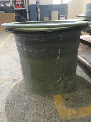 Couverture de chambre en FRP vert en plastique renforcé de fibres résistant aux chocs
