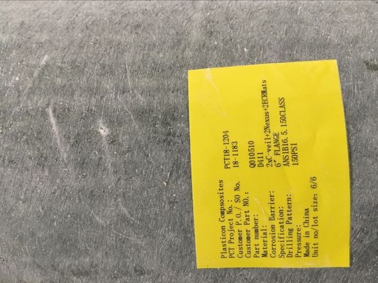 Plage de pression PN6-PN16 GRP Flange en verre renforcé en plastique Flange GRP