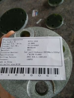 RTP-1 Flange en fibre de verre avec matériau de jointure EPDM à température nominale de 120 °C