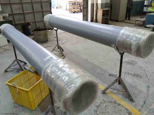 Pipe en plastique renforcée de fibres de verre FRP industrielle DN25