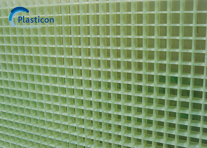 Grille de sol en fibre de verre renforcée verte résistante à la corrosion