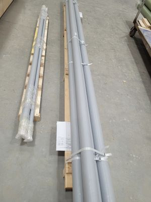 Pipe industrielle renforcée de verre de 2 mm Frp Pipe en plastique renforcée de fibre de verre